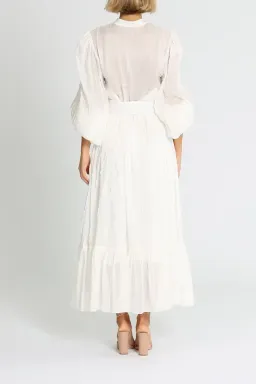 Leo Lin Cambridge Dress in White Size 12 for rent on The Volte - image 3