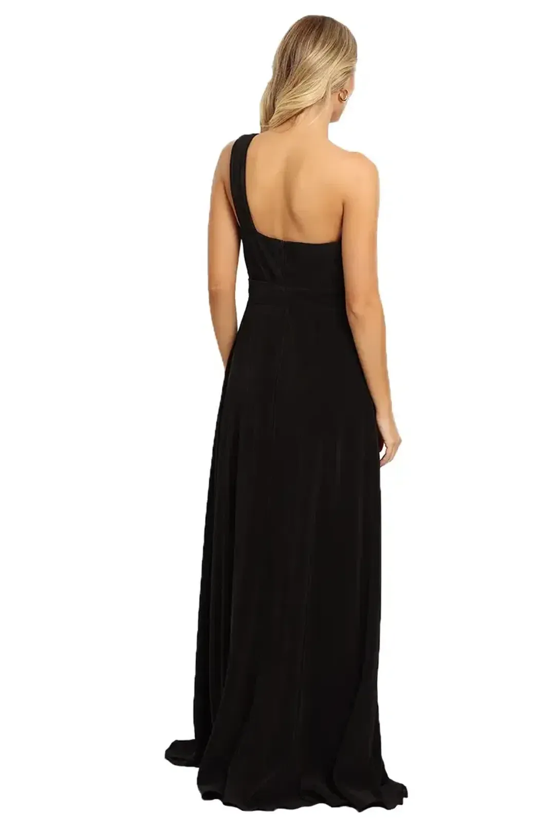 Langhem Dior Gown Black Size 10 for rent on The Volte - main image