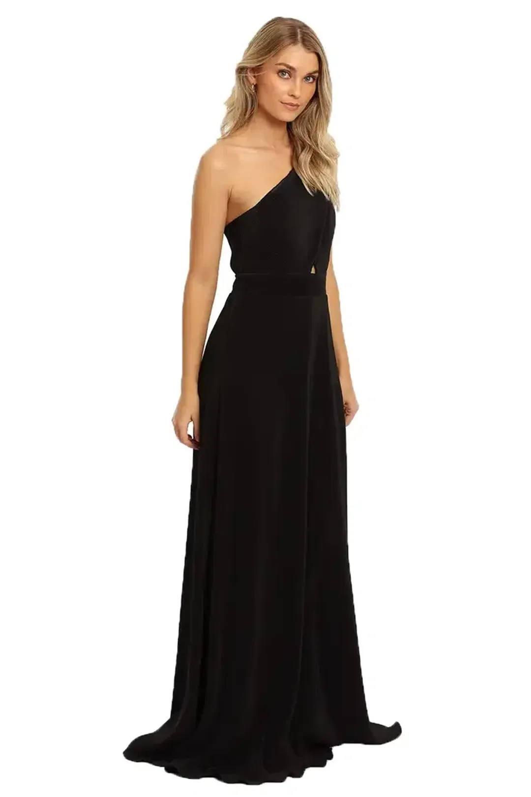 Langhem Dior Gown Black Size 10 for rent on The Volte - main image
