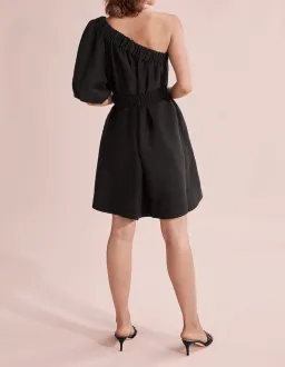 Country Road One Shoulder Mini Dress Black Size 6 for rent on The Volte - image 3