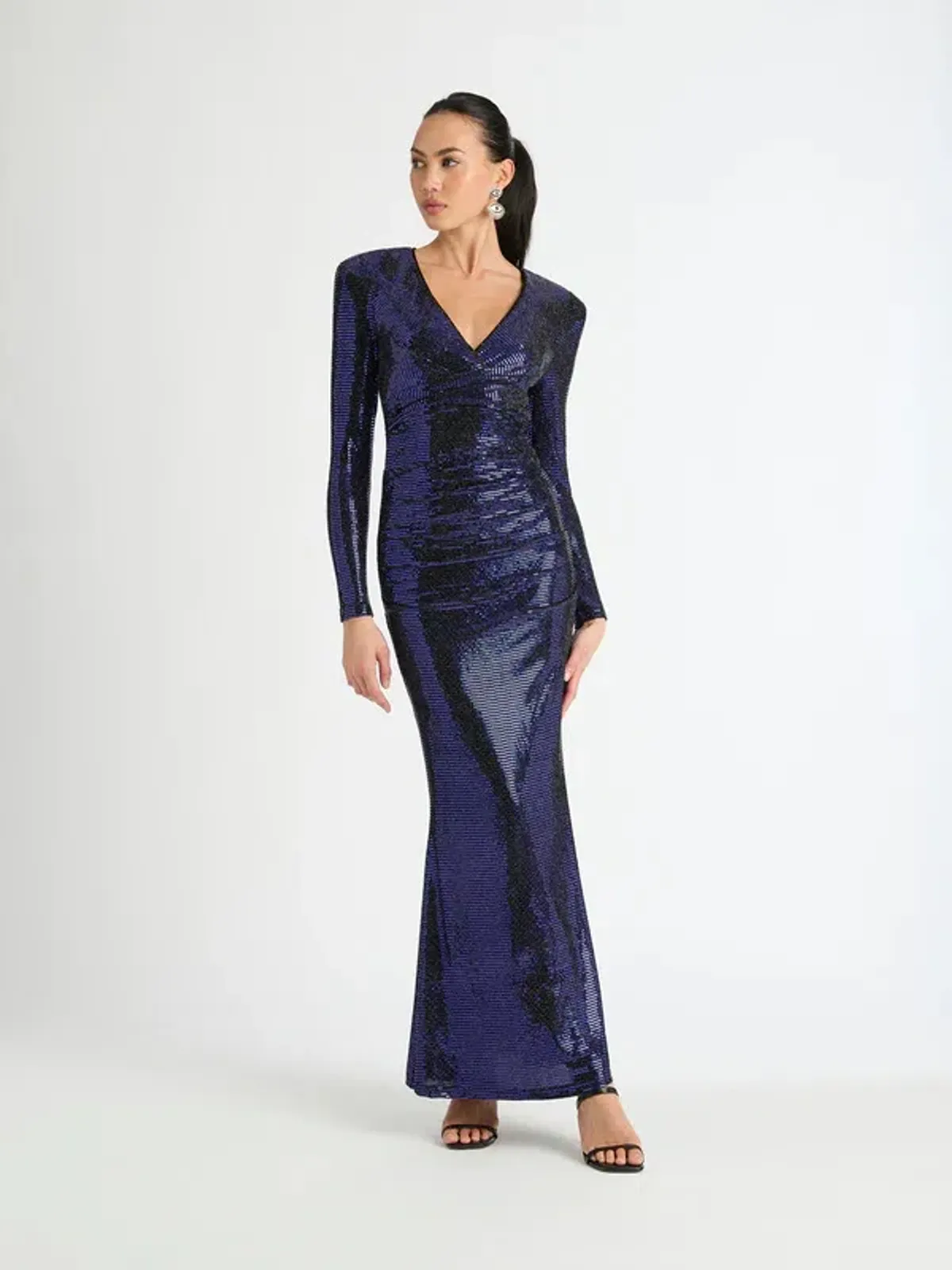 Sheike Angelica Maxi Dress Blue Size AU 16 for rent on The Volte - main image