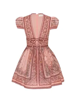 Zimmermann Matchmaker Structured Mini Pink Bandana Size 1 / AU 10 for rent on The Volte - image 3