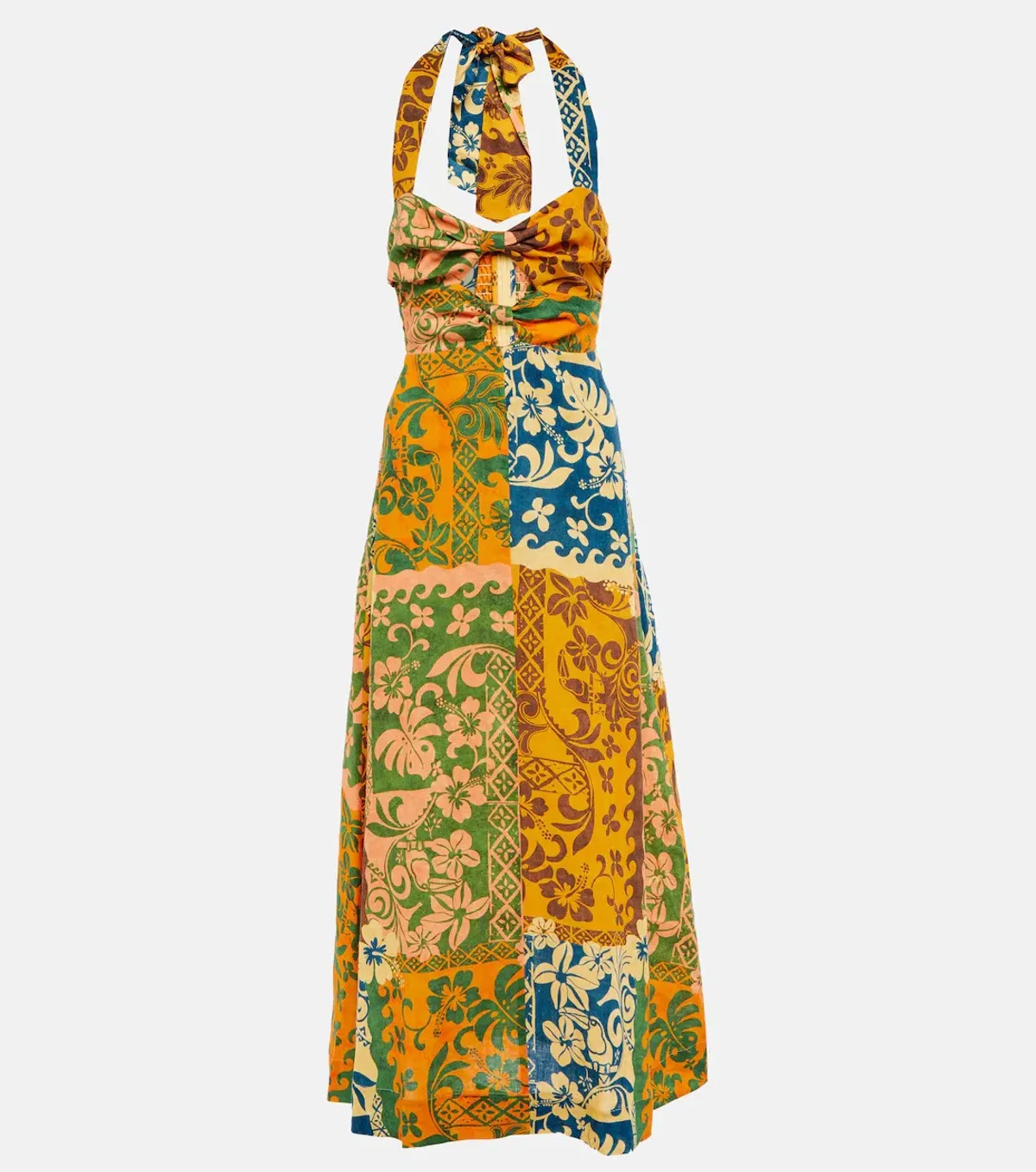 Alemais Archie Midi Dress Printed Size AU 6 - Image 4