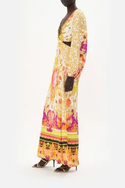 Camilla Squid Squad - U-Ring Cut Out Dress Yellow Multi Size S / AU 10 for rent on The Volte - image 2