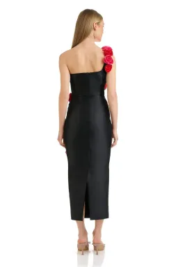 Eliya the Label Elinor Dress Black Floral Size XS / AU 6 for rent on The Volte - image 4