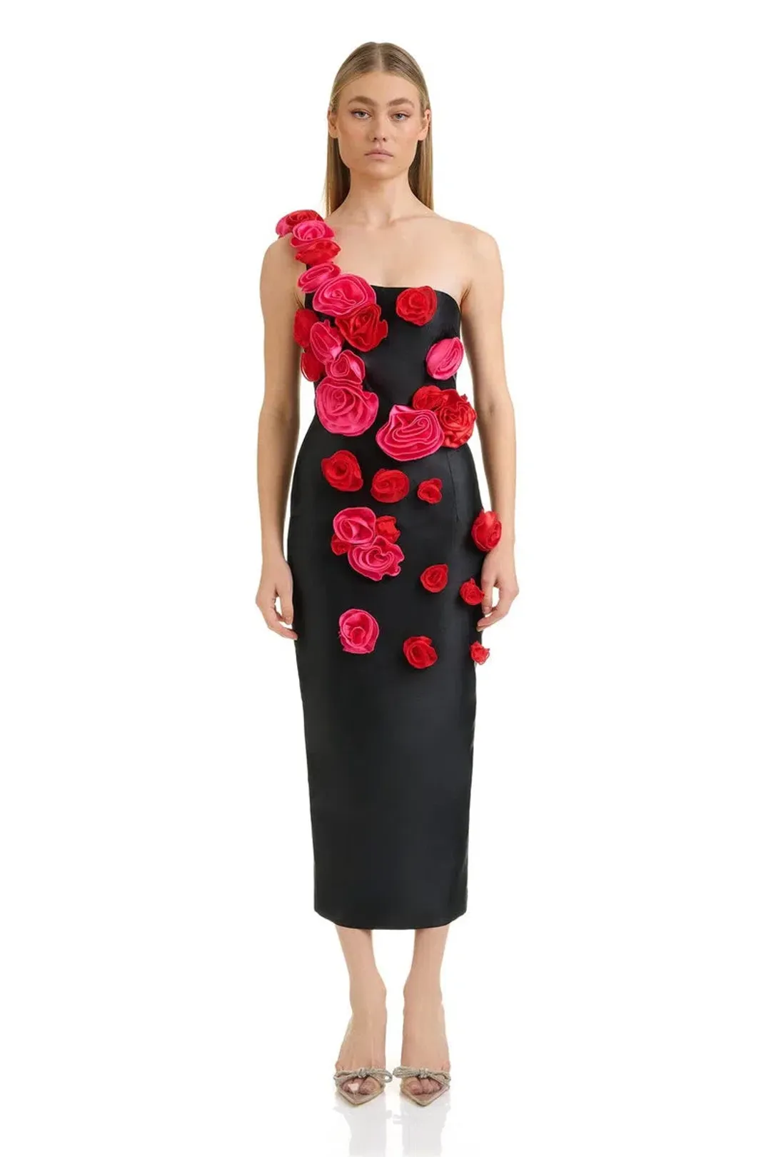 Eliya the Label Elinor Dress Black Floral Size XS / AU 6 for rent on The Volte - main image