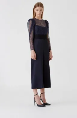 Camilla & Marc Harper Jumpsuit Navy Size 10 for rent on The Volte - image 3