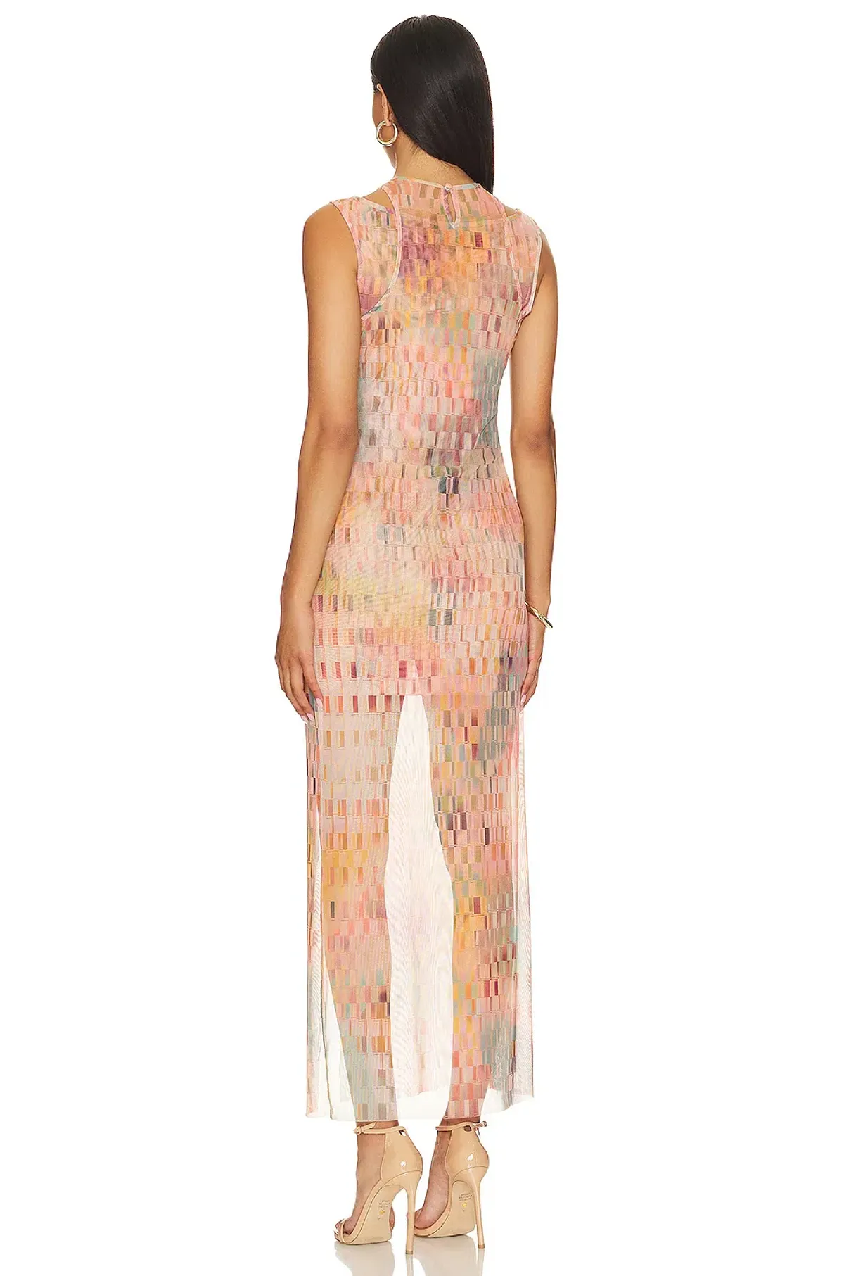 MISA Los Angeles Fernanda Dress Multi-colour Size 8 - Image 3