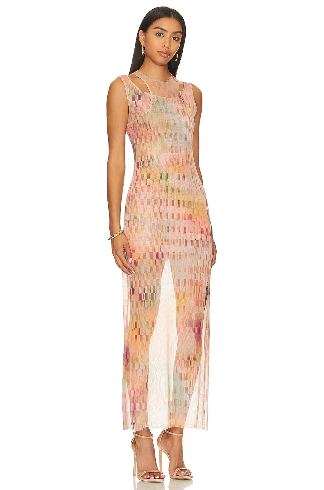 MISA Los Angeles Fernanda Dress Multi-colour Size 8 for rent on The Volte - main image