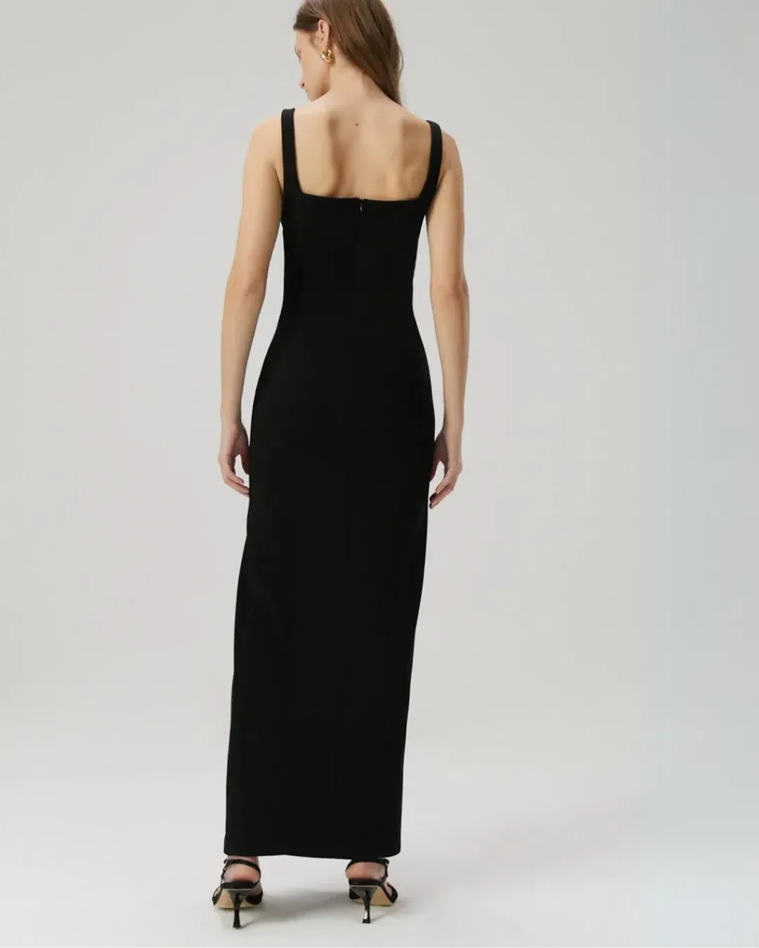 MISHA Franka Dress Black Size 8 for rent on The Volte - main image