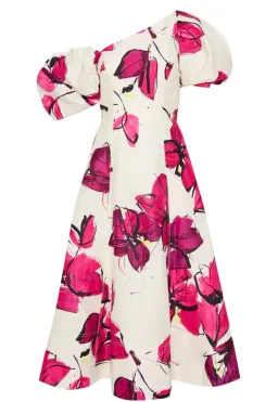 Aje Arista Tulip Sleeve Midi Dress Floral Size 6 for rent on The Volte - image 5