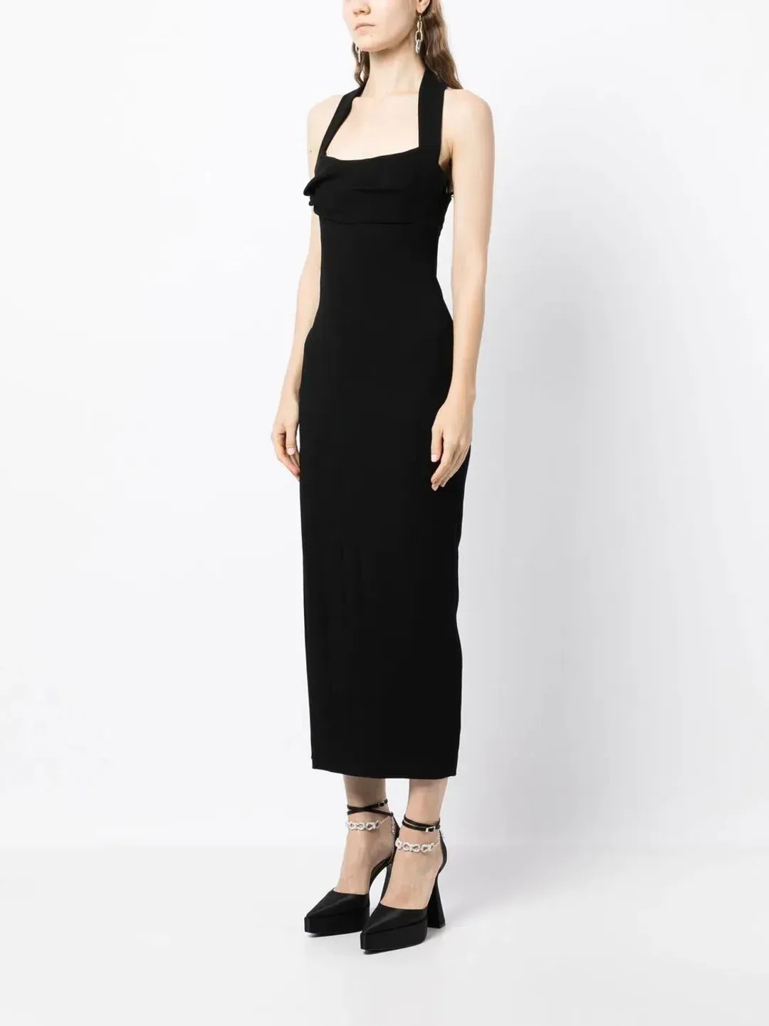 Rachel Gilbert Blaine Midi Dress Black Size 1 / AU 8 for rent on The Volte - main image