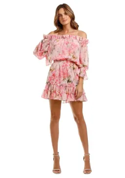 Misa LA Danae Mini Dress in Pink Size 10 for rent on The Volte - image 1
