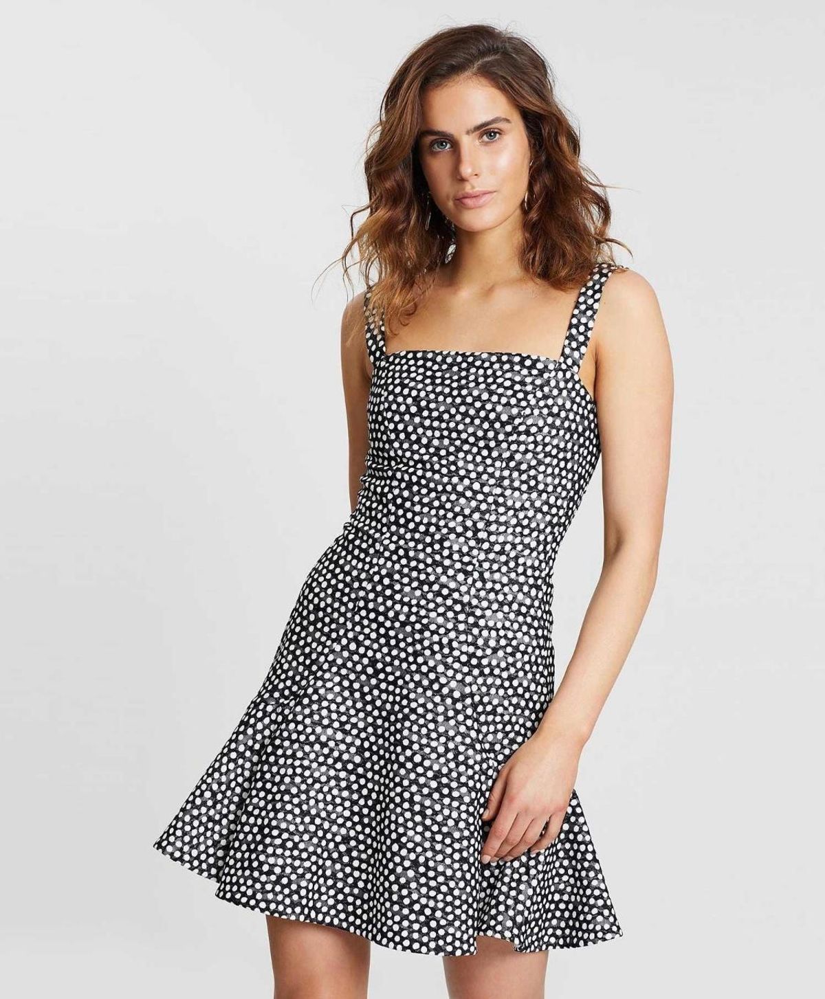 By Johnny Spotty Dotty Hem Mini Dress Size 14 for rent on The Volte - main image