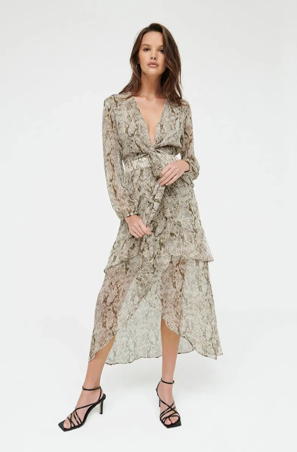 SHEIKE Mercy Dress Soft snake skin print size 6 - Image 1