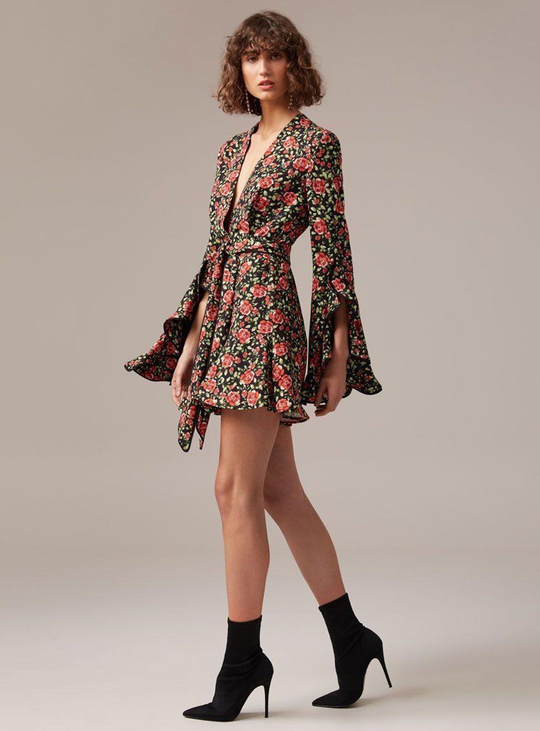 Outline Dress – Black Rose C/MEO Collective for rent on The Volte - main image