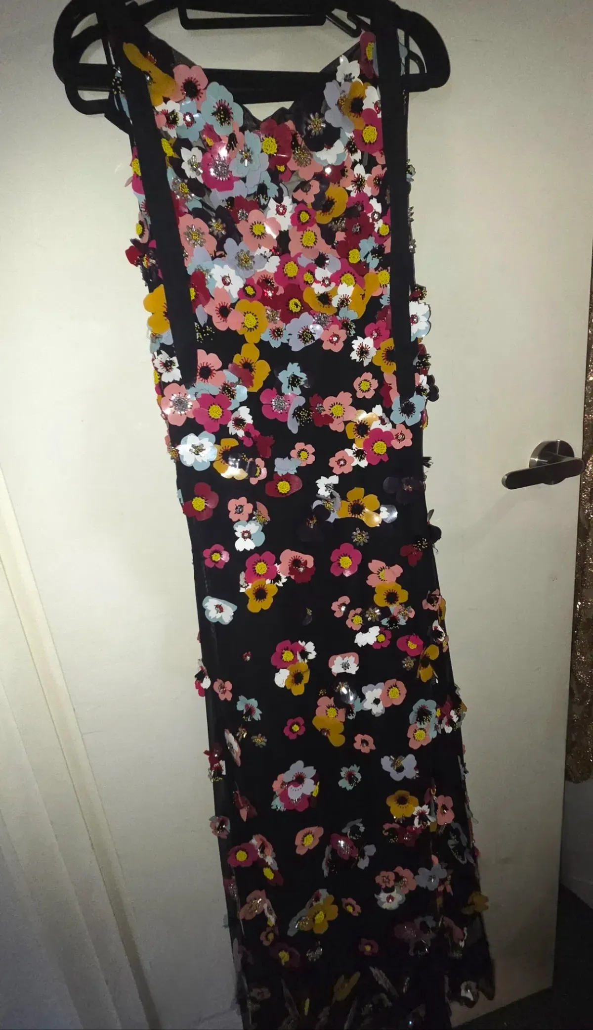 Rachel Gilbert Lolo Applique Floral Gown Size AU18 - Image 6