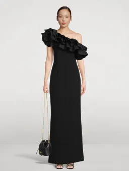 Rebecca Vallance Chloe Gown Black Size 8 for rent on The Volte - image 1