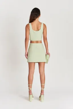 Cult Gaia Pina Top and Skirt Set Green Size 8 for rent on The Volte - image 2