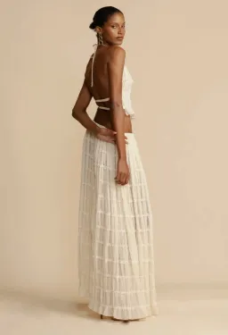 Arcina Ori Juliette Halter and Skirt Set in Size Medium/Au 10 for rent on The Volte - image 2