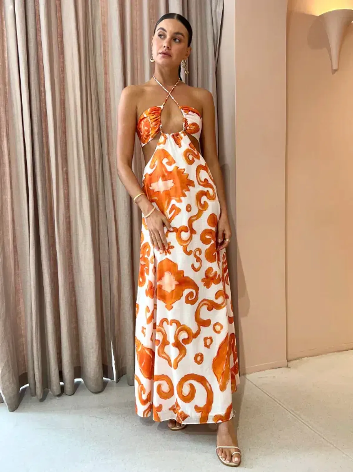Kate Ford Elis Twist Gown Size 6/XS for rent on The Volte - main image