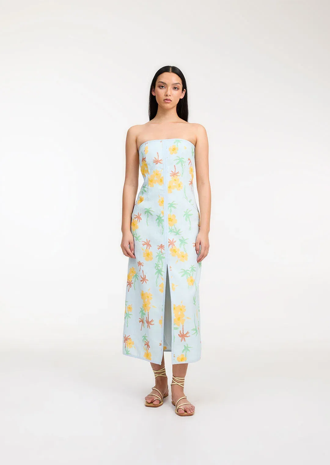 Roame Amulet Dress in Positano Size 8 for rent on The Volte - main image