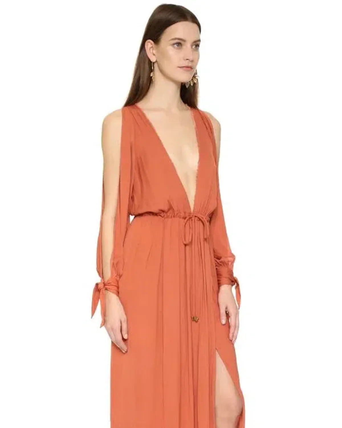 Bec & Bridge Shifting Sands Maxi Dress Rust Size 12 - Image 2