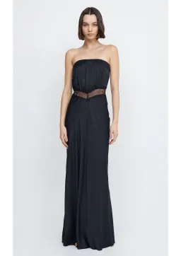 Bec & Bridge Spencer Lace Strapless Maxi Dress Black Size M / AU 10 for rent on The Volte - image 1