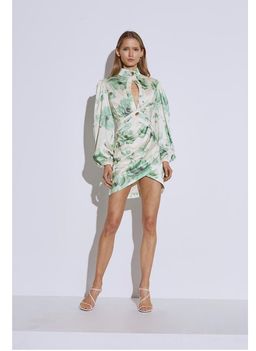 C/Meo collective renew dress cream washed floral size 8 for rent on The Volte - image 1
