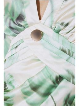 C/Meo collective renew dress cream washed floral size 8 for rent on The Volte - image 3