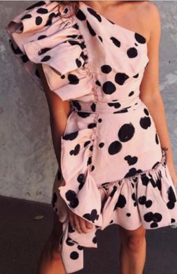 Aje Beronia Dress Print Size 8 for rent on The Volte - image 1