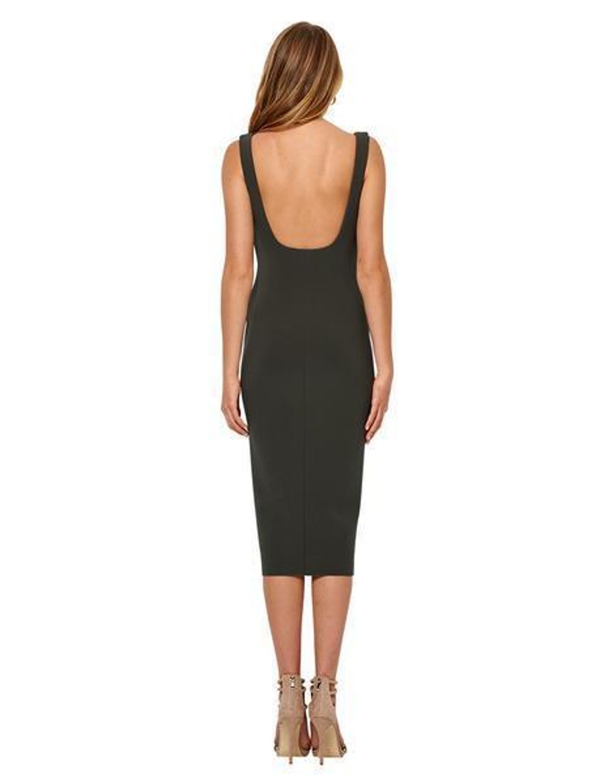 Bec & Bridge C'est Cool Dress Khaki Size AU 8 - Image 3