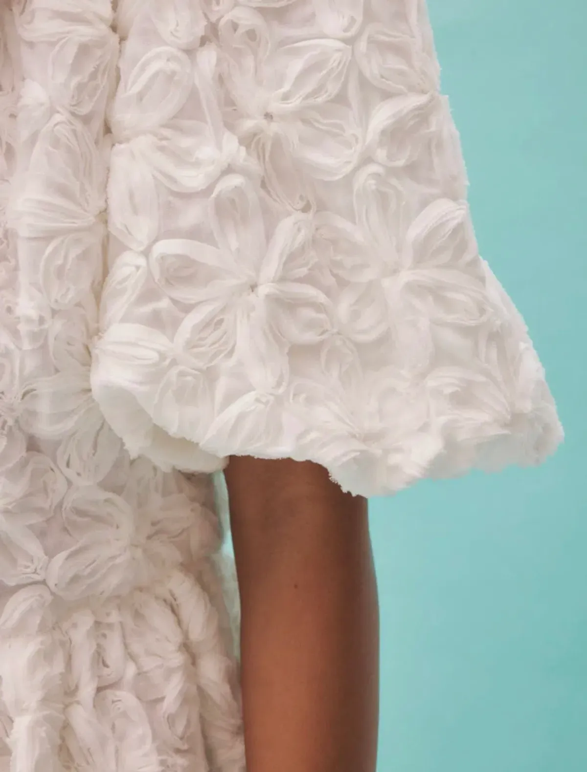 Alemais Iggy Embroidered Mini Dress White Size 16 - Image 4