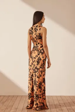 Shona Joy Solare Cut Out Front Maxi Dress Print Size 8 for rent on The Volte - image 2