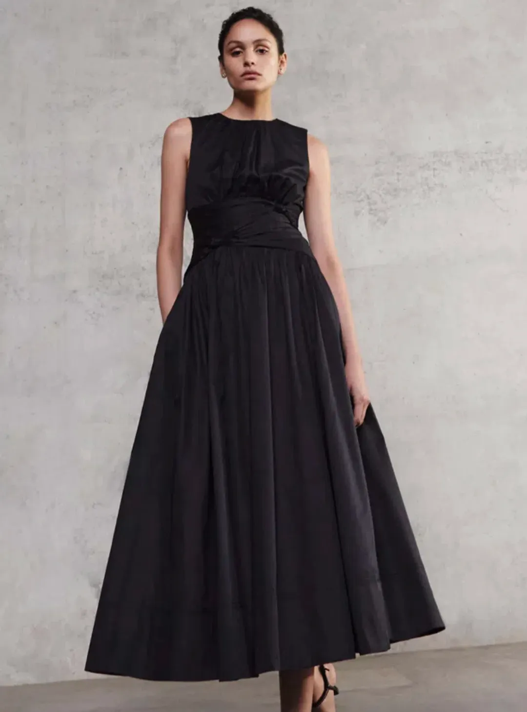 Aje - Agatha Knot Waist Midi Dress for rent on The Volte - main image