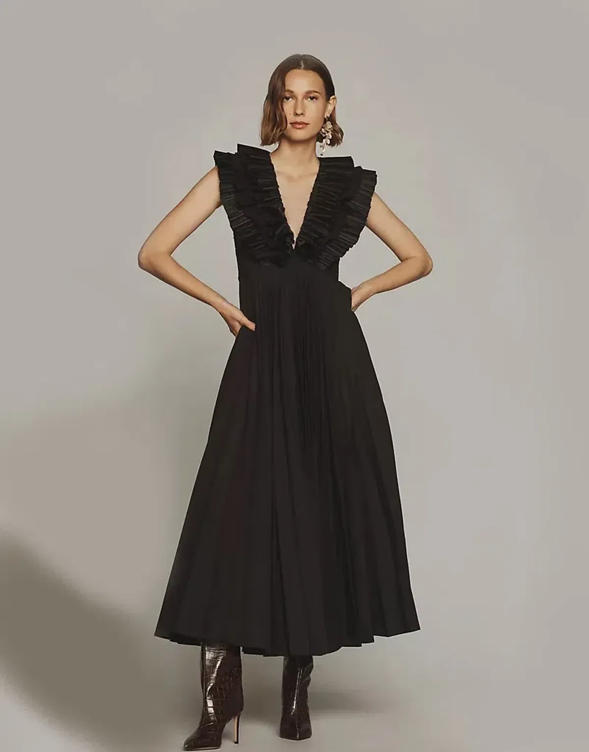 Acler Elsher Maxi Dress Black Size 8 - Image 2