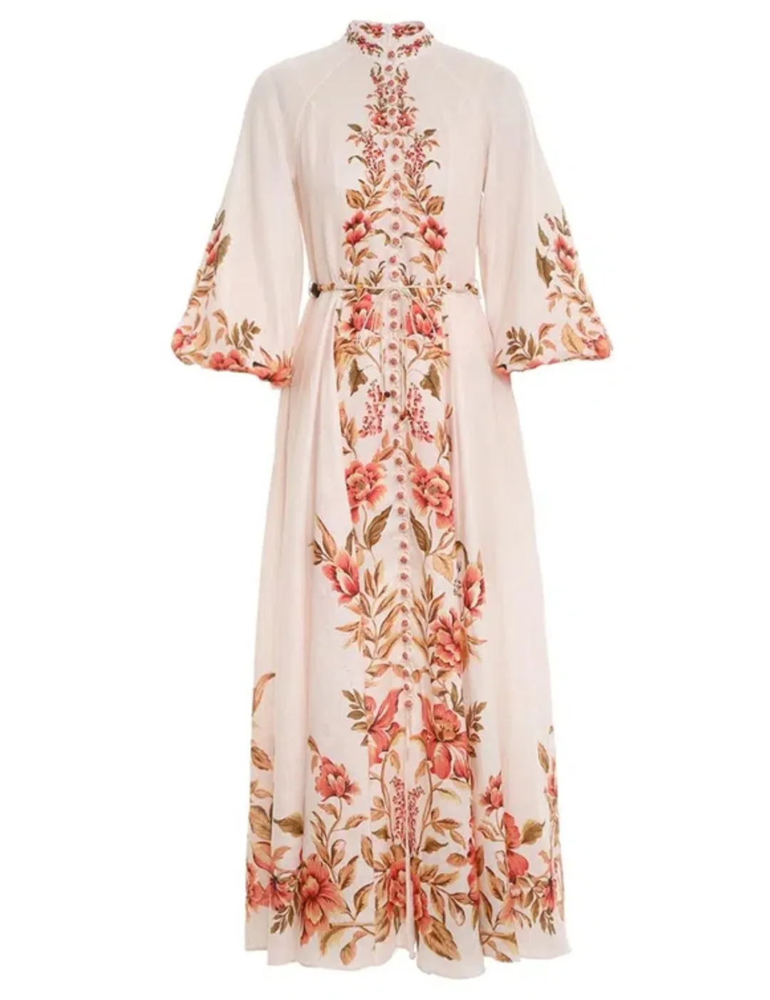 Zimmermann Vacay Billow Floral Midi Dress Floral Size 3 / AU 14 for rent on The Volte - main image