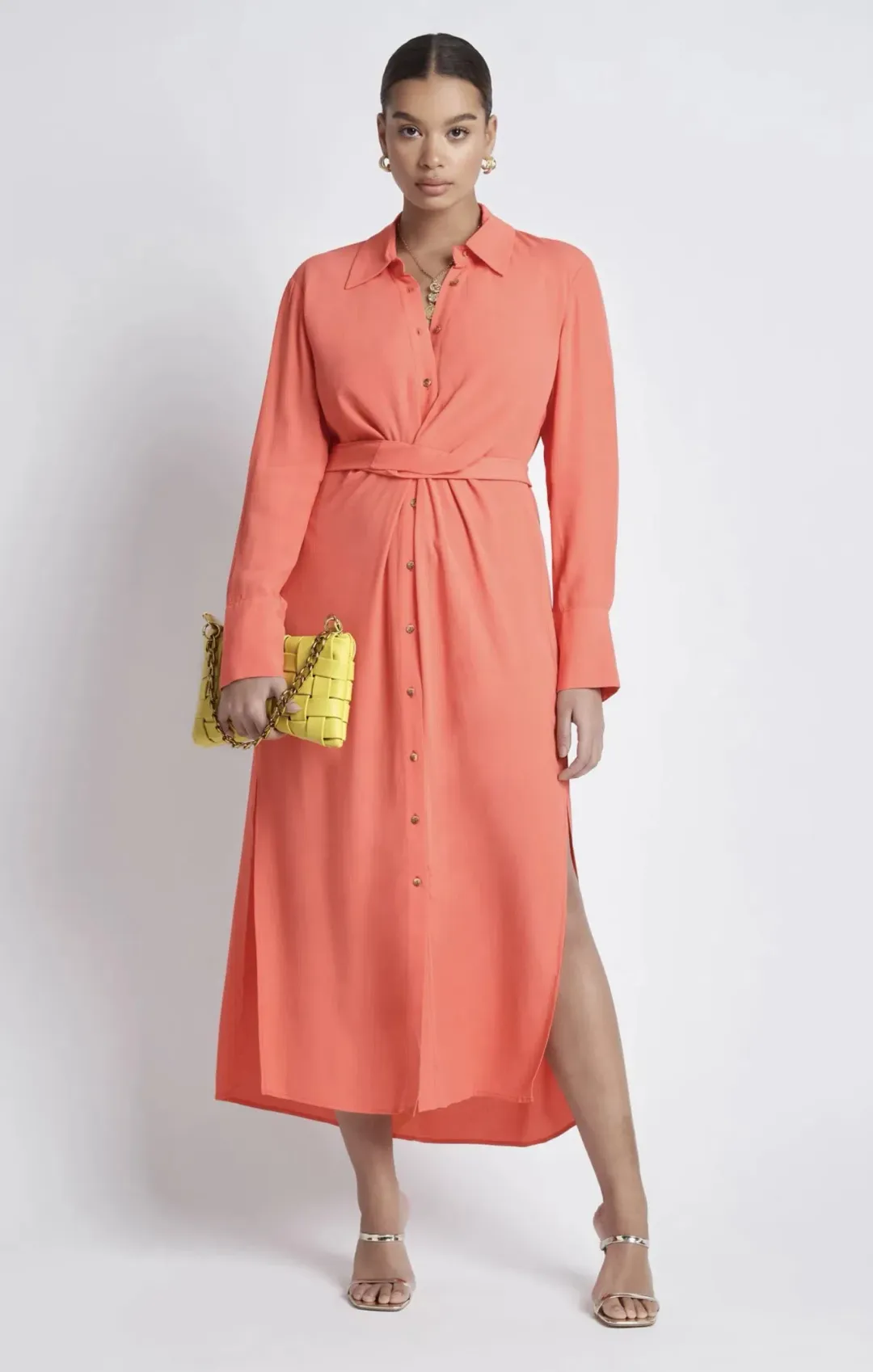 Sheike Paradiso Dress Orange Size 16 for rent on The Volte - main image