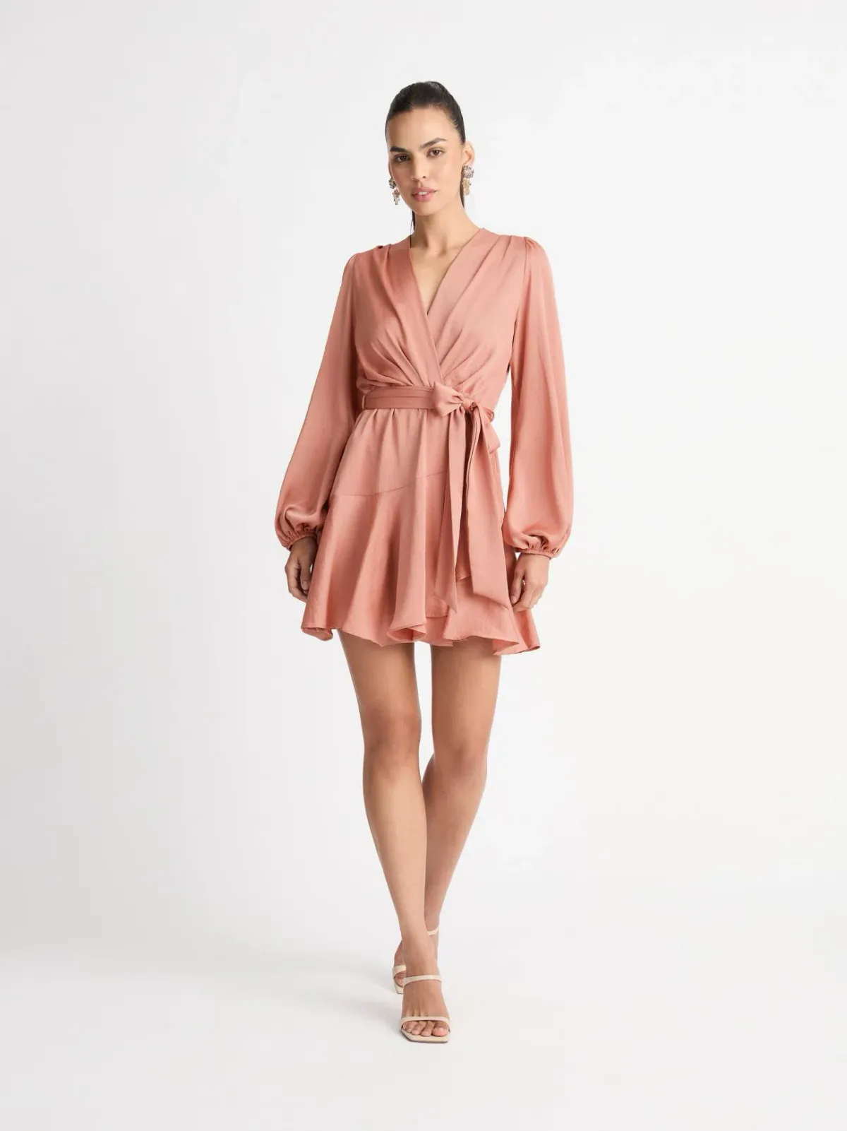 Sheike Baroness Dress Nude Pink Size 14 - Image 2