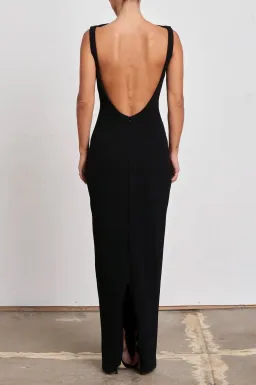 Effie Kats Verona Gown Black Size 8 for rent on The Volte - image 4