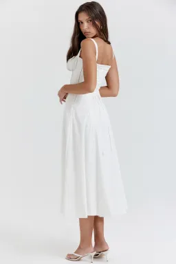 House of CB Carmen Bustier Sundress White Size M / AU 10 for rent on The Volte - image 6