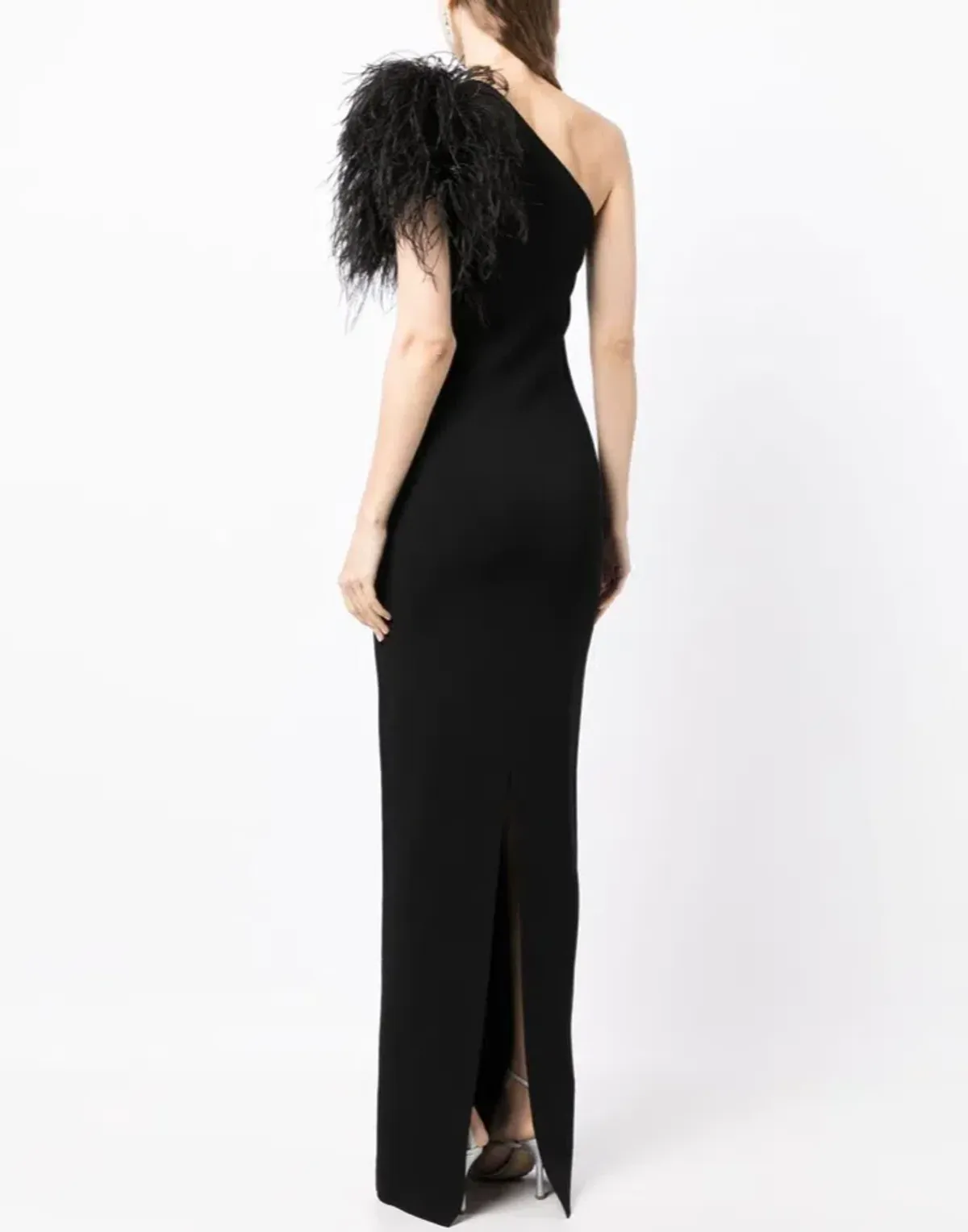 Rachel Gilbert Elcie Gown Black Size 8 - Image 2