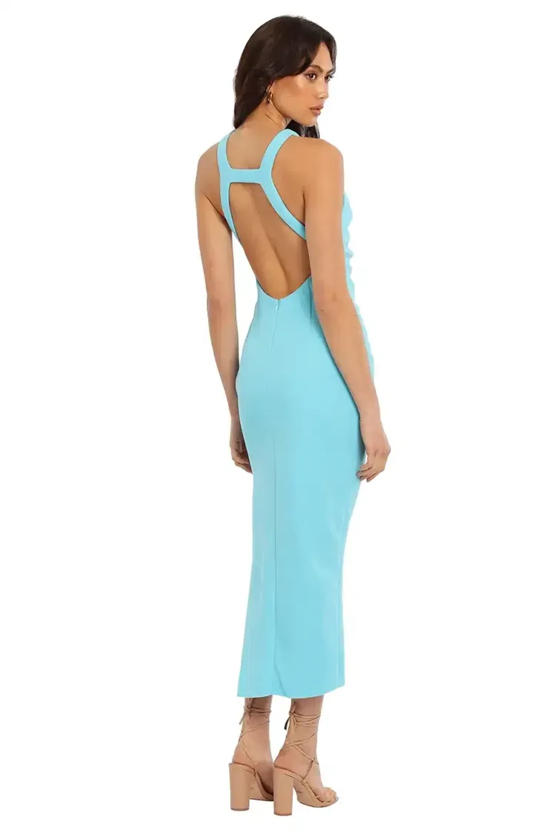 MISHA Marjorie Midi Dress Blue Size 16 for rent on The Volte - main image