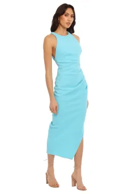 MISHA Marjorie Midi Dress Blue Size 16 for rent on The Volte - image 2