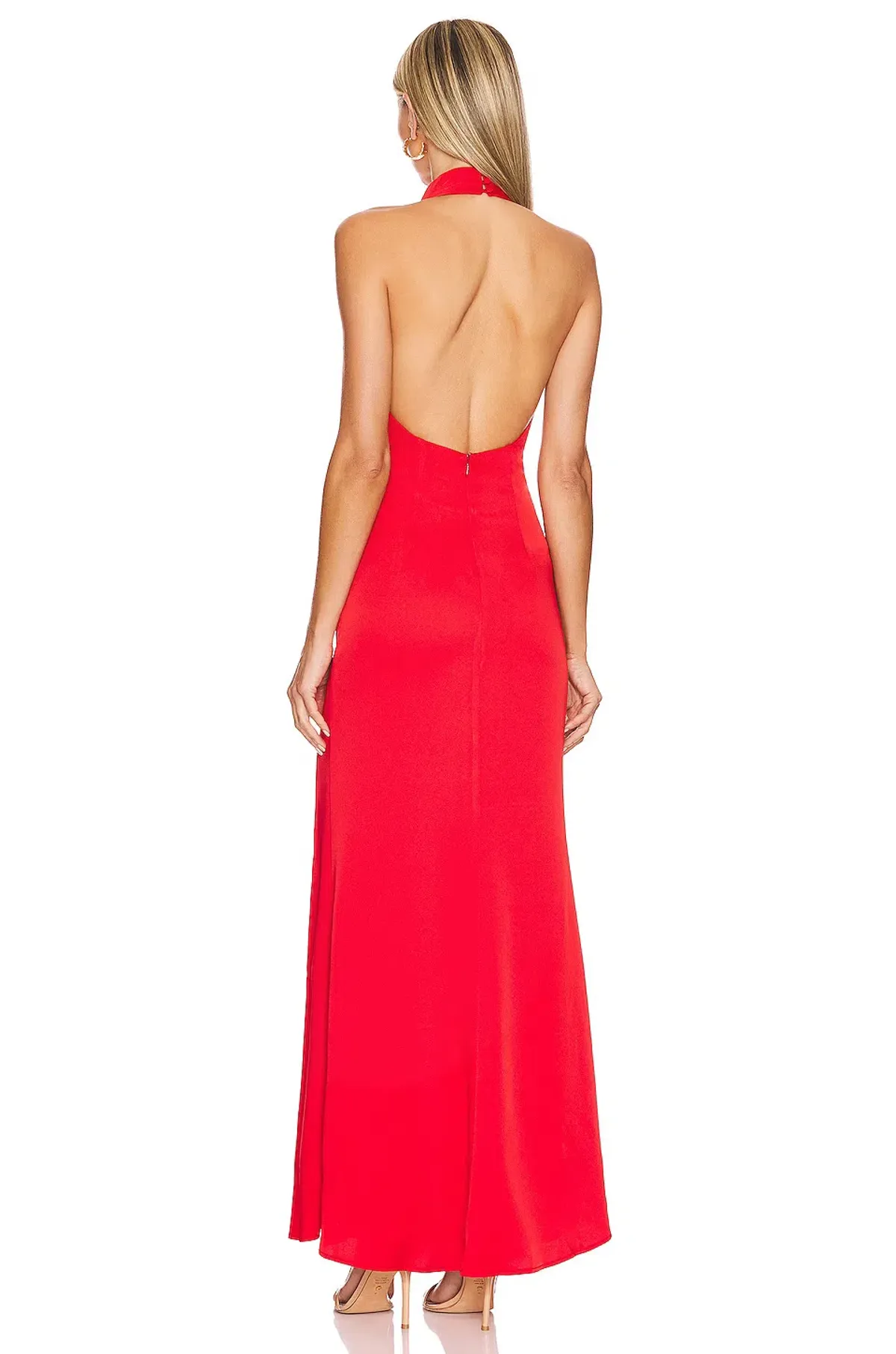 MISHA Clover Gown Red Size 12 - Image 3