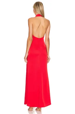 MISHA Clover Gown Red Size 12 for rent on The Volte - image 3