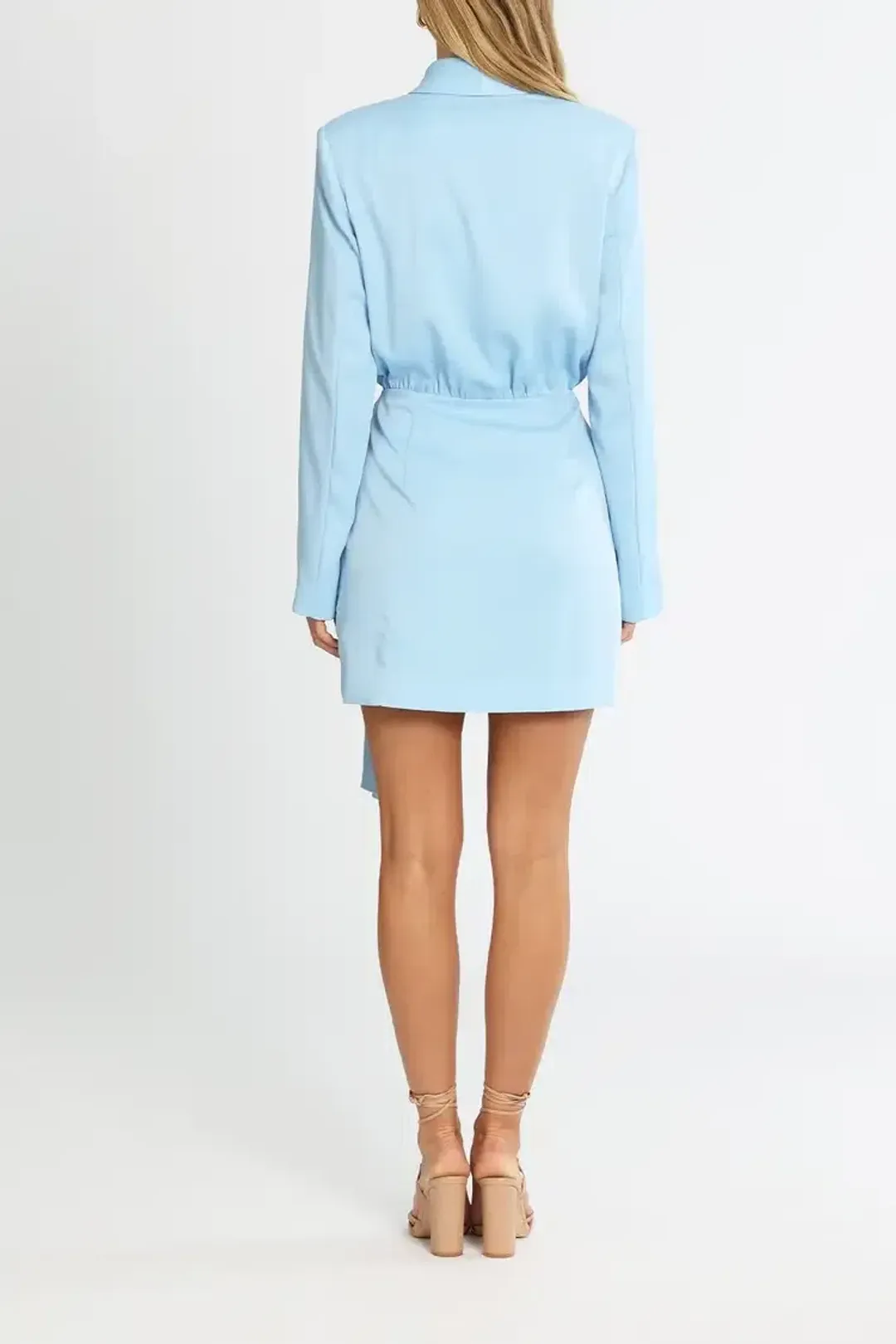 MISHA Azera Mini Dress Blue Bell Size 10/M for rent on The Volte - main image
