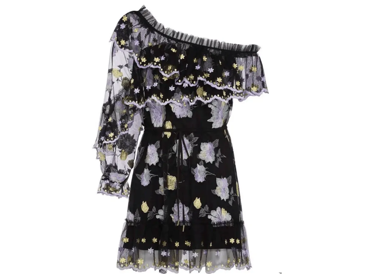 Alice McCall Sweet Poppy Mini Dress Floral Size 10 - Image 3