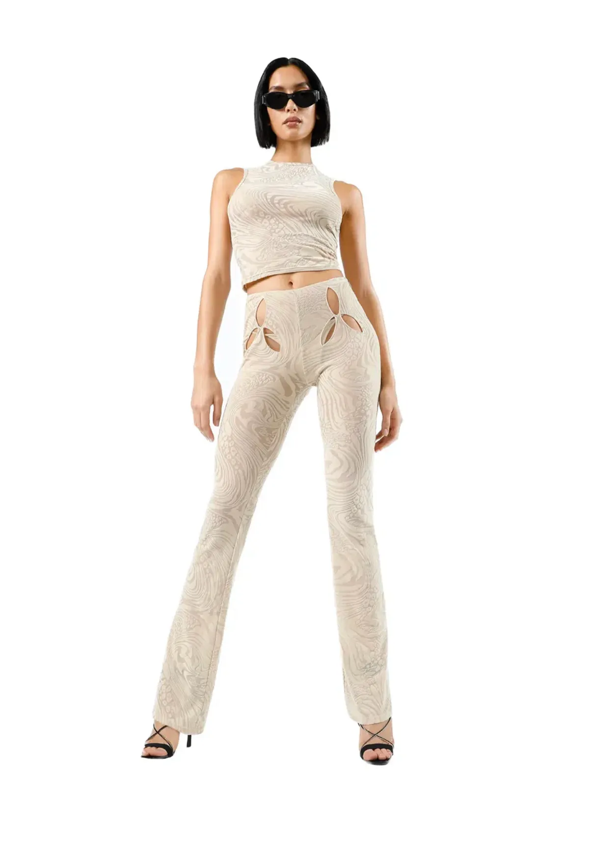 I.AM.GIA Amina Top and Pant Tan Size XS / AU 6 for rent on The Volte - main image