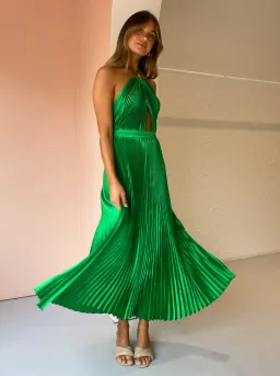L'Idee Reveil Gown In Bright Green Size AU 8 for rent on The Volte - image 4